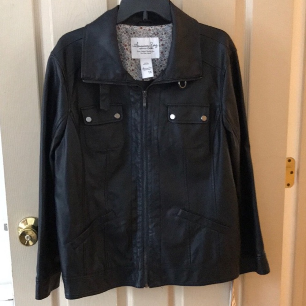 American Rag Leather Jacket NWT